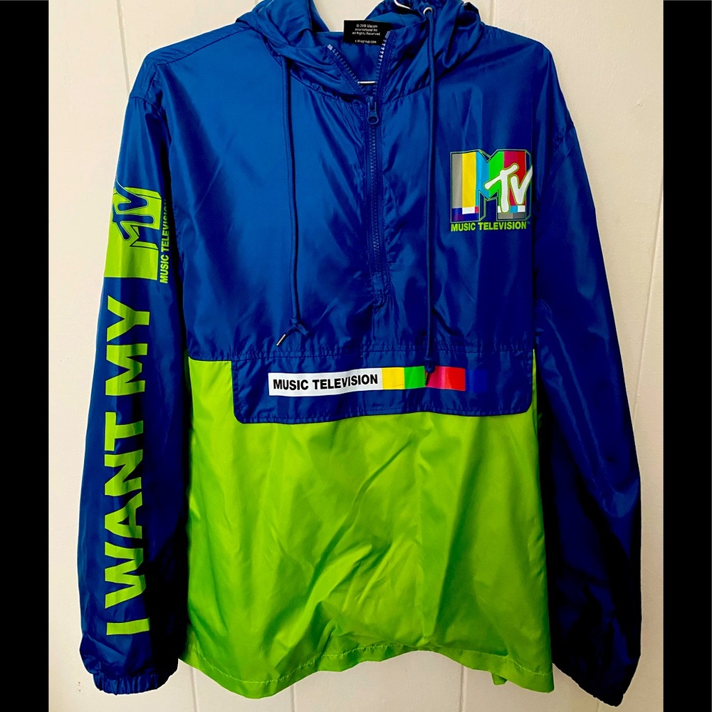 Retro MTV windbreaker